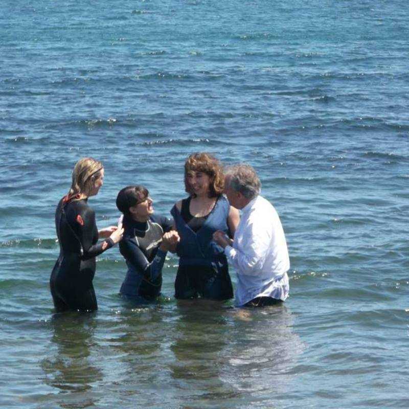 St. Michael's water baptism 2015