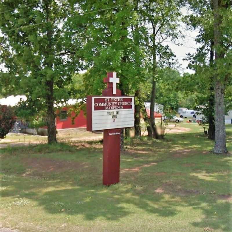 St. Peter Community Church sign