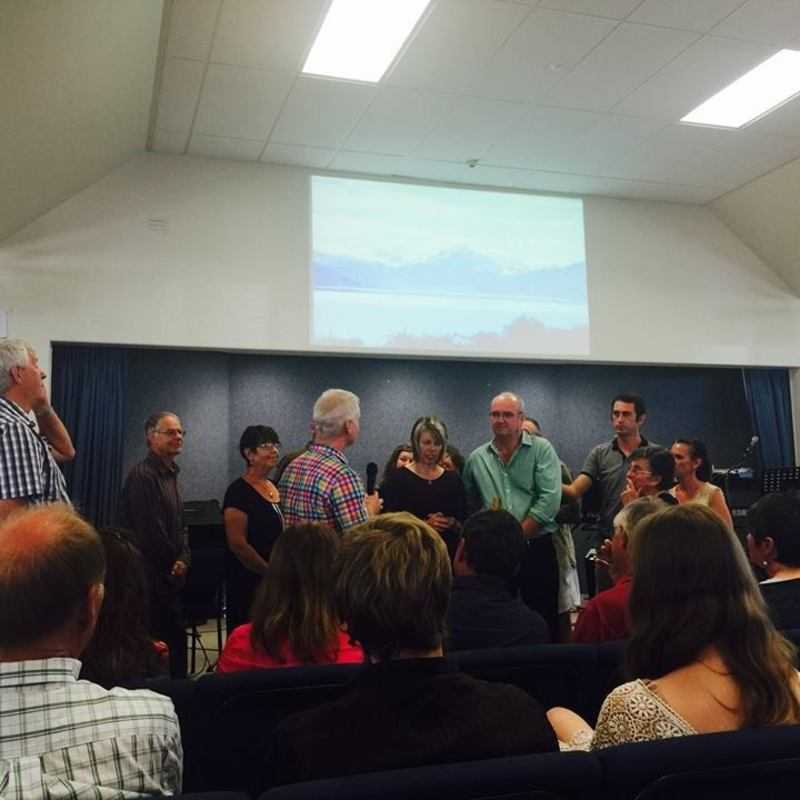 Greg and Joy Morris being commissioned as our new Senior Pastors