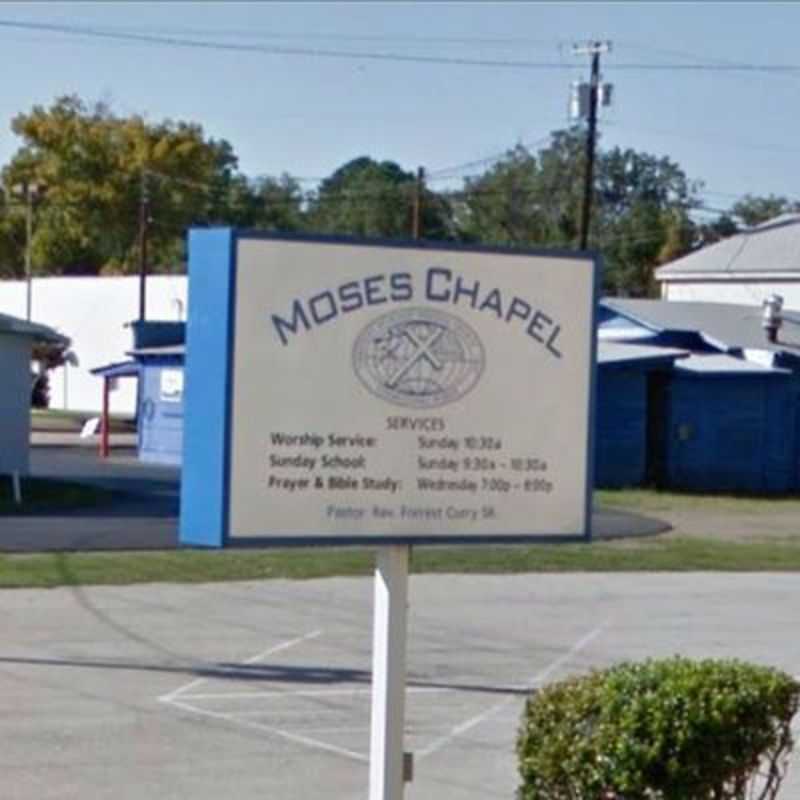 Moses Chapel Christian Methodist Episcopal Church sign