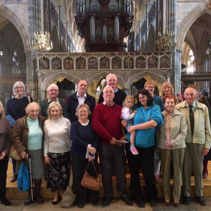 St Paul's family at the Ebbsfleet Chrism Mass in Exeter Cathedra