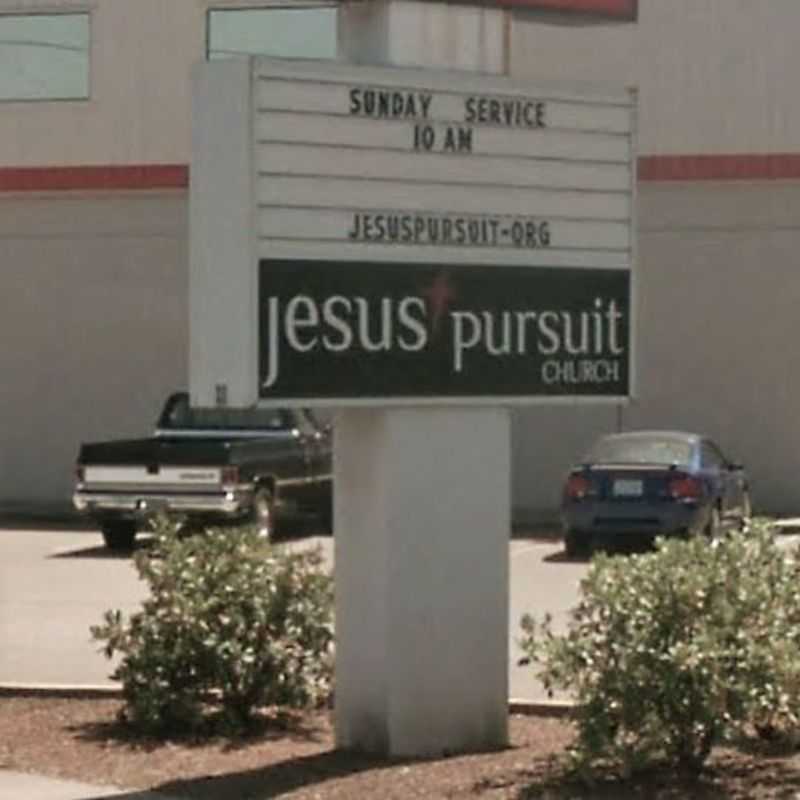 Jesus Pursuit Church sign