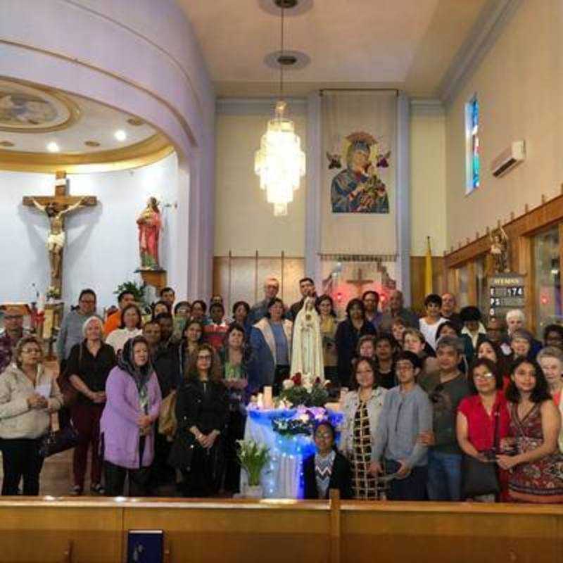 Visit of the Pilgrim Statue in Brampton on the feast of Our Lady of Fatima