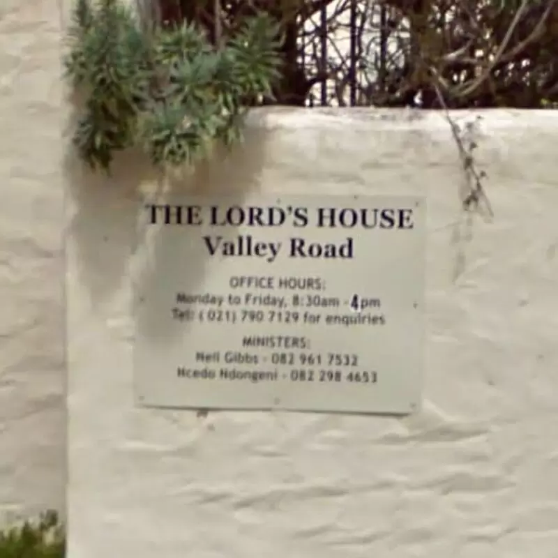 The Lord's House Hout Bay church sign