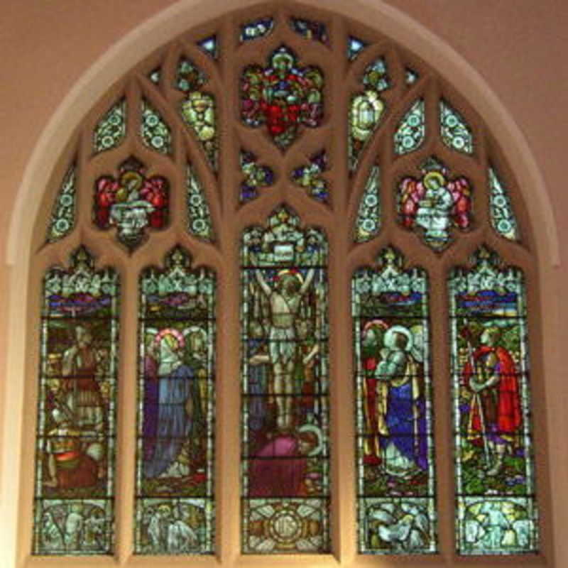 The East window (installed in 1912)