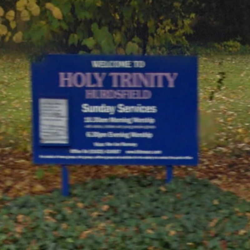 Holy Trinity Hurdsfield church sign