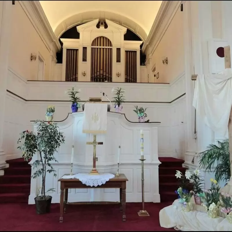 The sanctuary at Easter