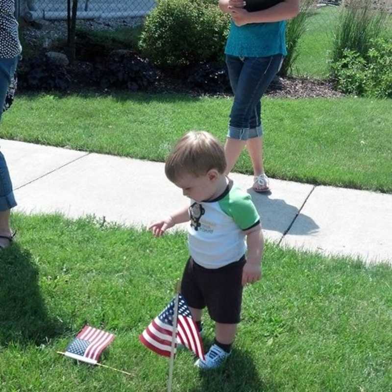 Flag Planting for the Fourth of July