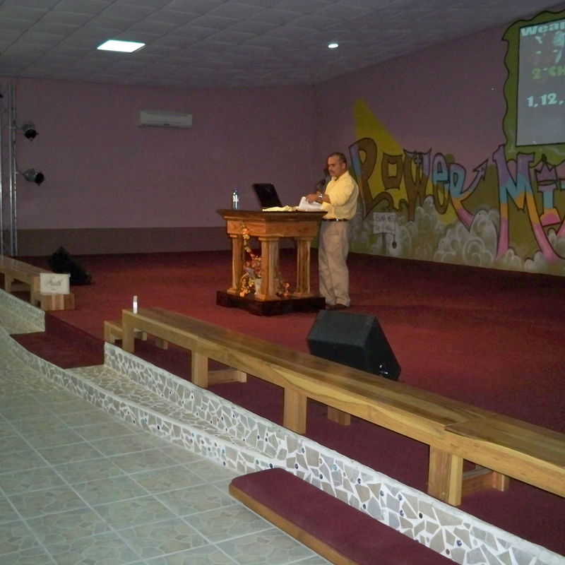 Pastor Ian Ministering the Word