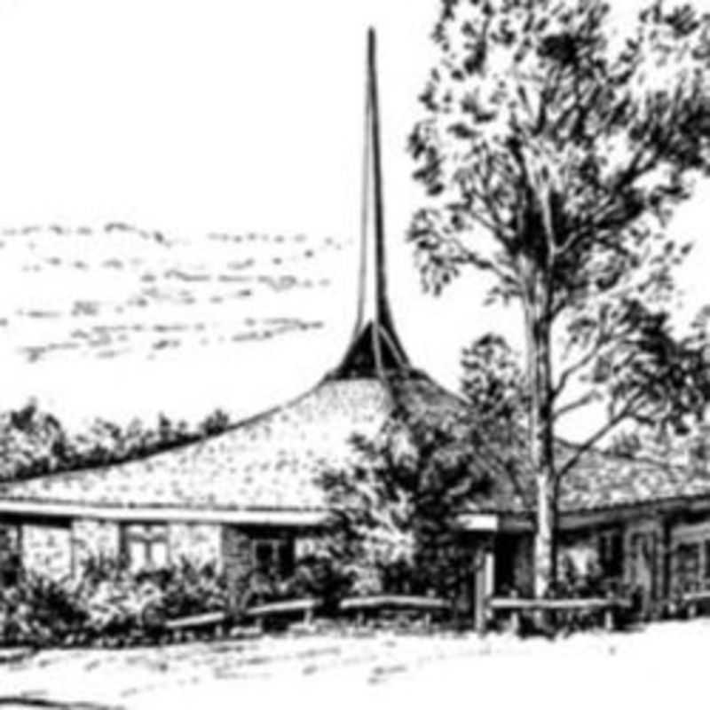 This sketch of the Worship Centre is by Hugh W. Groser