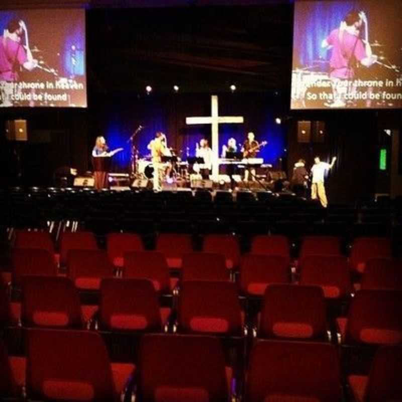 Getting ready for Easter Sunday at Southside Church.