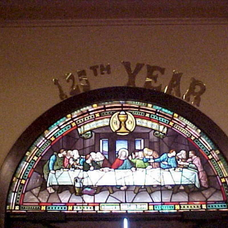 Stained glass - Last Supper