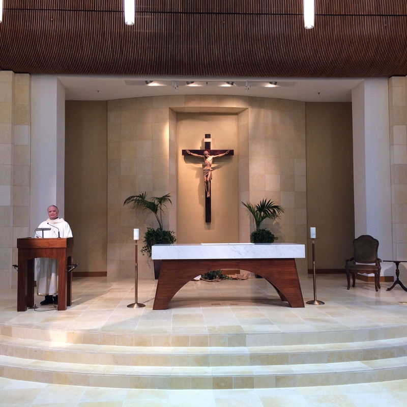 The altar at St. Patrick
