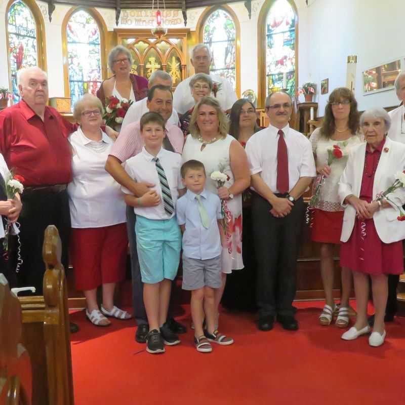 Rewal of Vows on July 2/17 in horour of Canadas 150th birthday - photo courtesy JoinMyChurch.com visitor