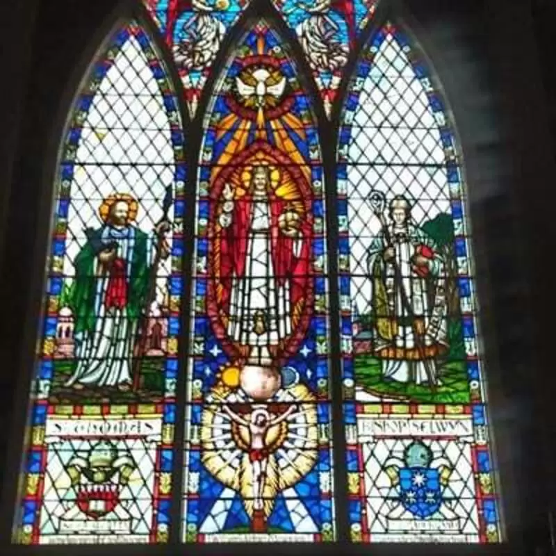 Window above organ