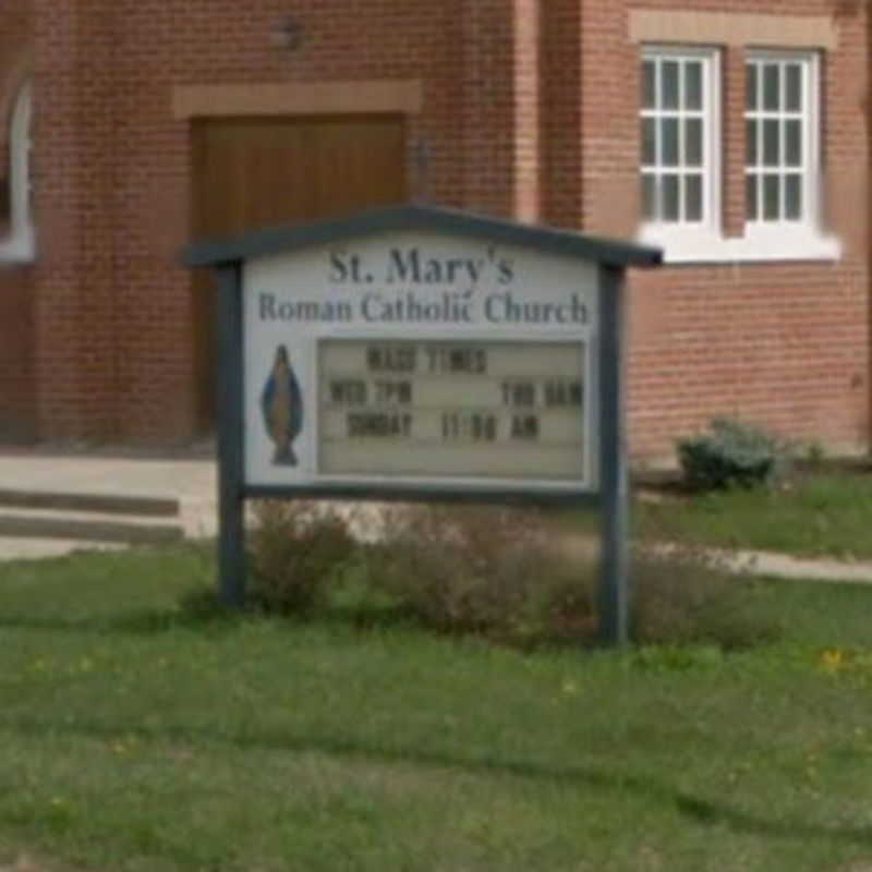 St. Mary's church sign