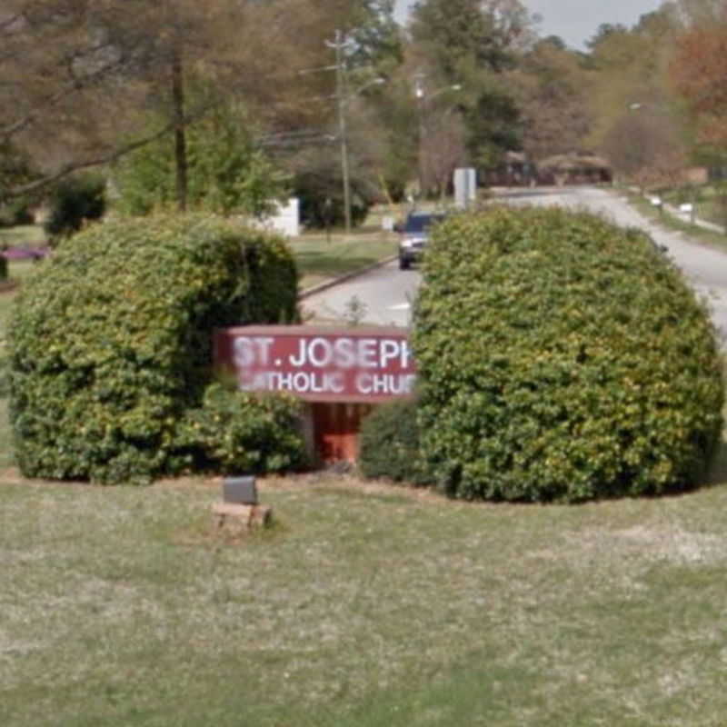 St. Joseph Raleigh church sign