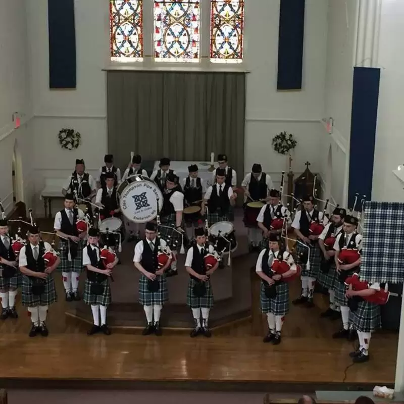 Clan Thompson Pipe Band and Friends church concert