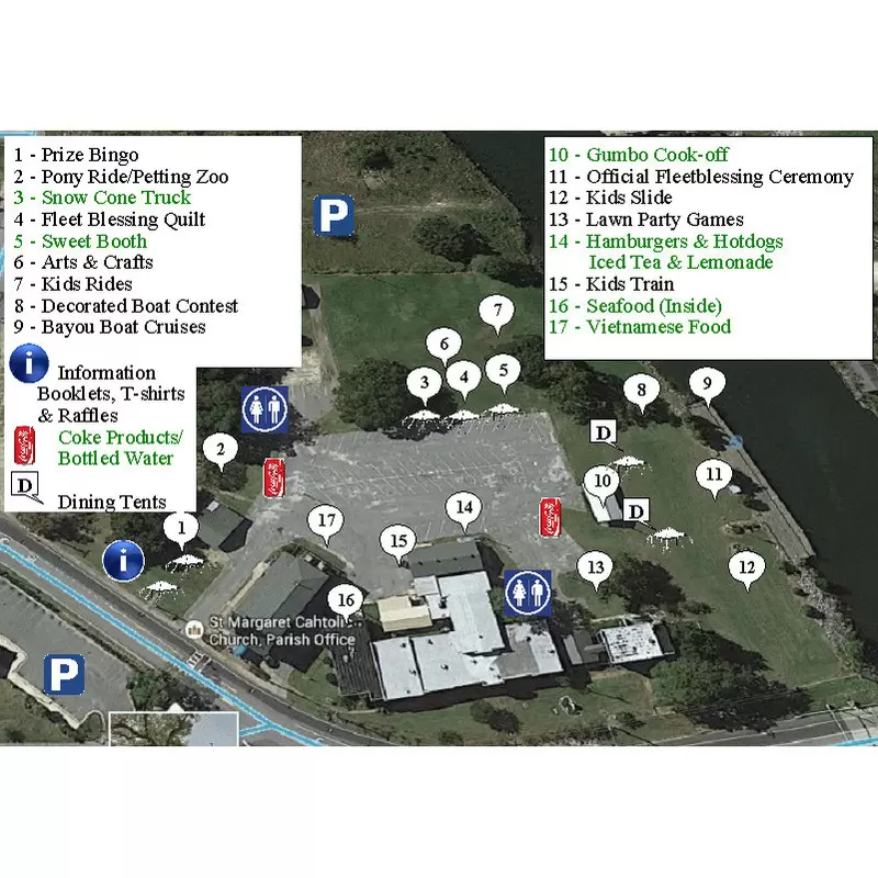 75th Annual Blessing of the Fleet 2024 Event Map