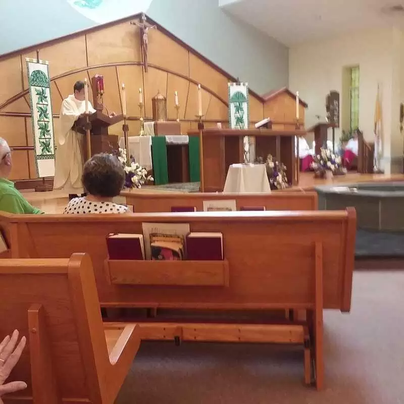 Sunday mass at Prince of Peace Church
