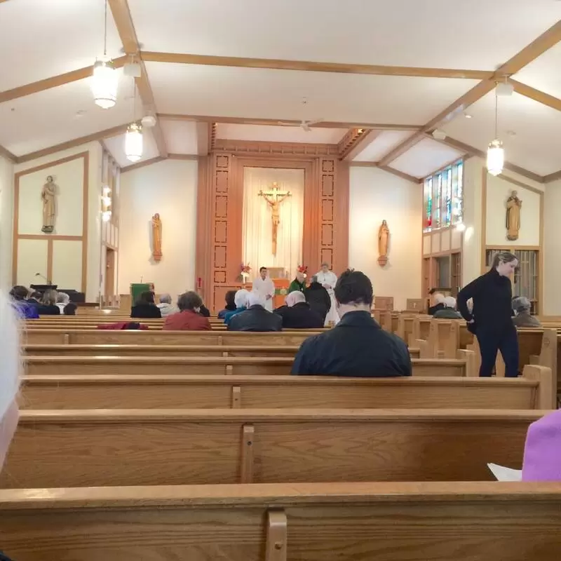 Sunday mass at Saint Thomas Aquinas Nahant