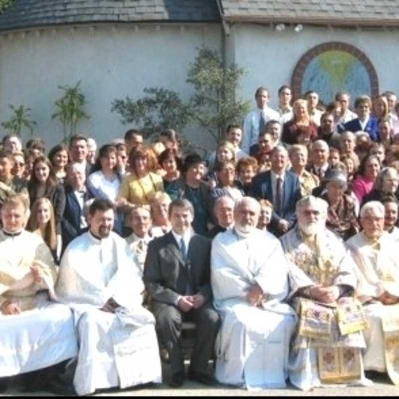 Group of Faithful of the Holy Trinity Church , Los Angeles, California