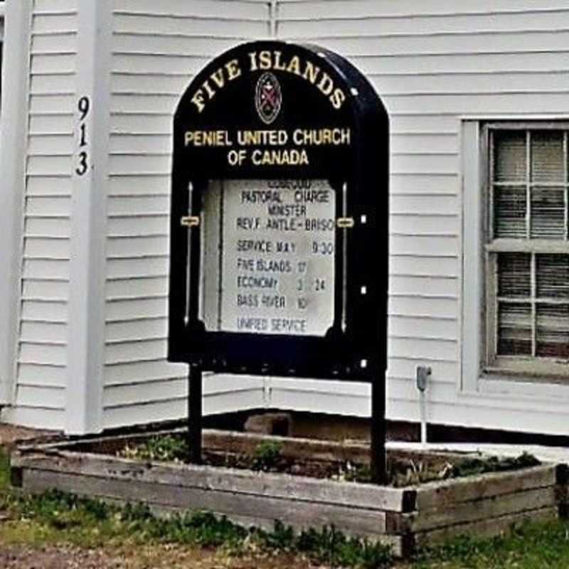 Peniel United Church sign