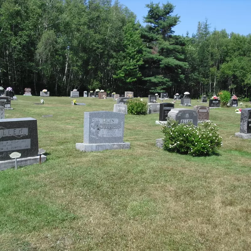 Penniac United Church Cemetery - photo courtesy of Barbara Nason