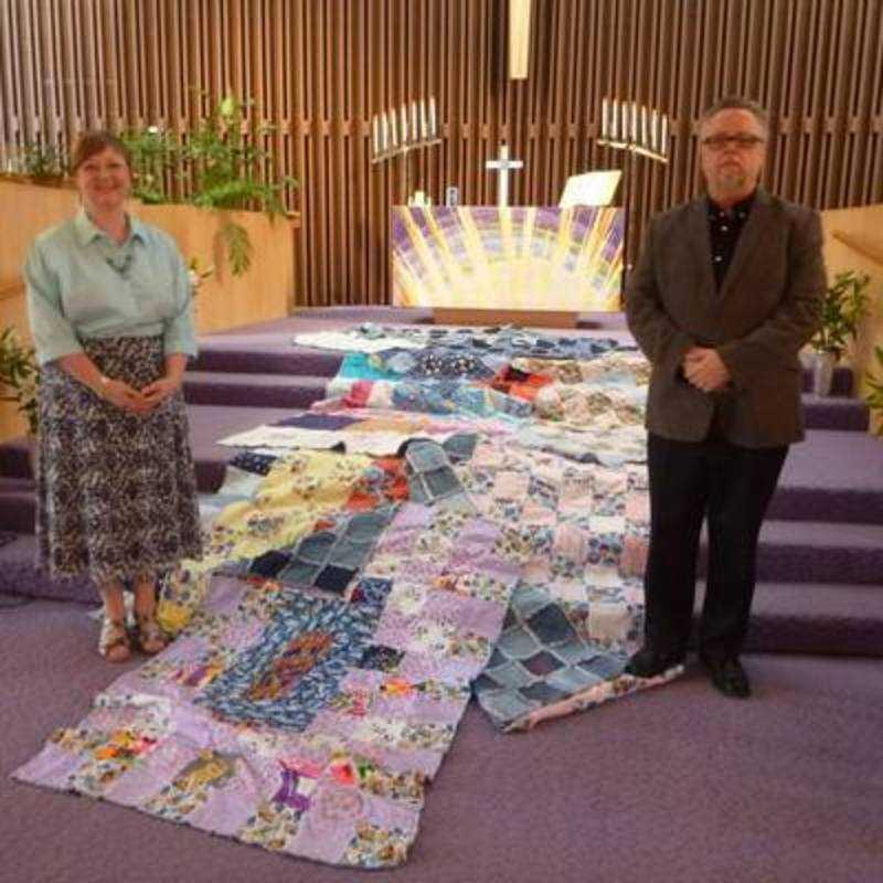 OUCH (Ottewell United Church Helps) quilts