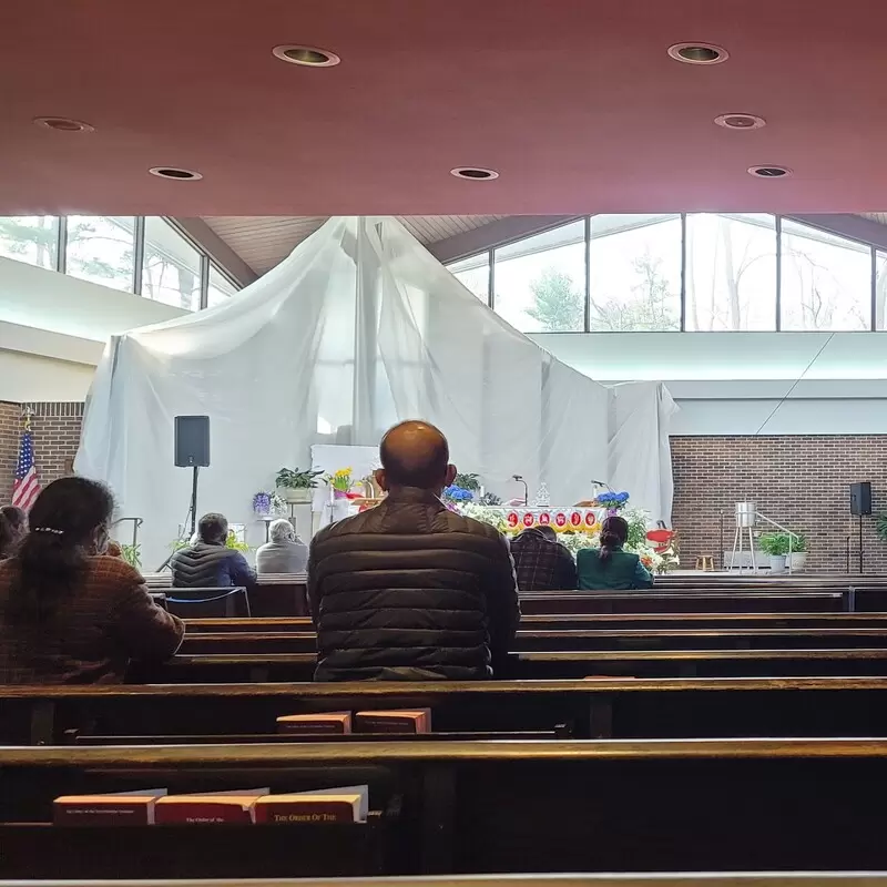 Sunday mass at St. Helena Church West Hartford CT - photo courtesy of Atul Vellappally