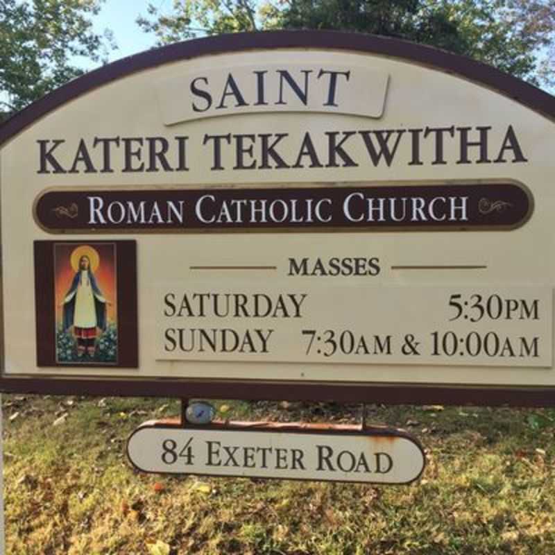 St. Kateri Tekakwitha Church sign