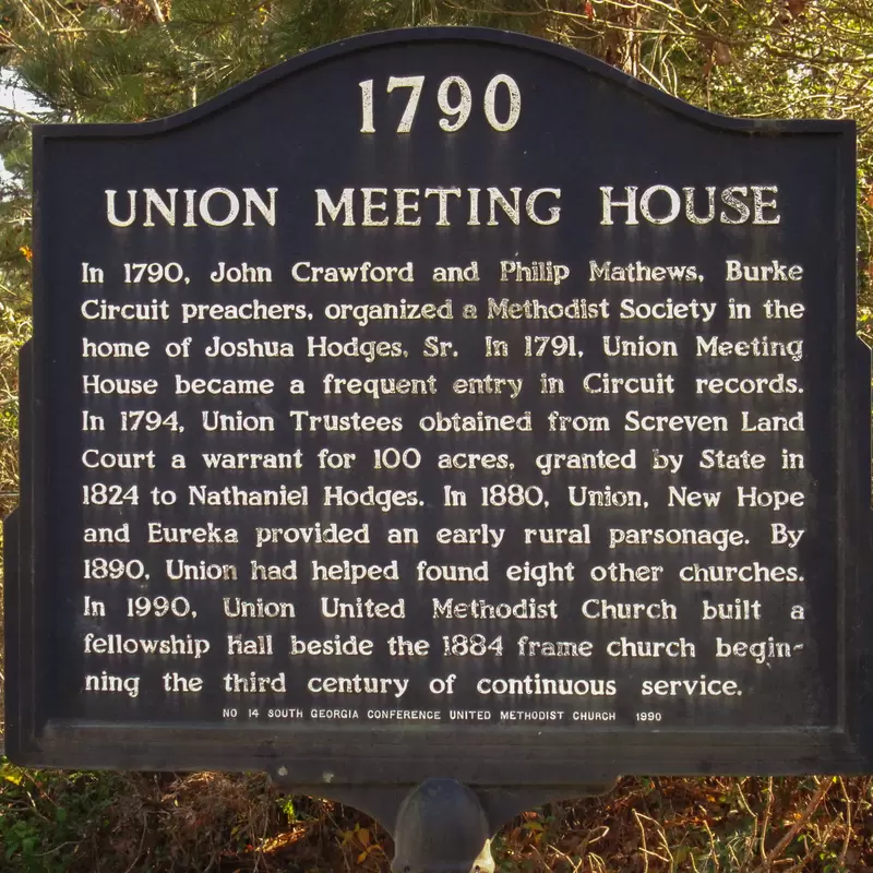 Union Bulloch United Methodist Church Statesboro GA - photo courtesy of Tim Brannen