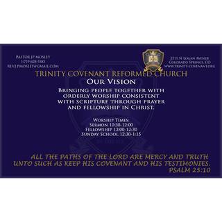 Trinity Covenant Reformed Church Colorado Springs, Colorado