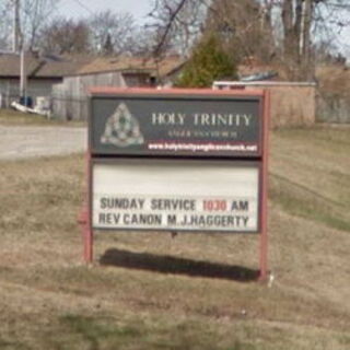 Holy Trinity church sign