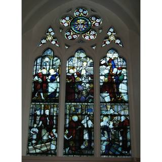 Stained glass: Proctor Memorial - Christ in the Temple