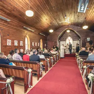 Wedding at All Saints Anglican Church Greely