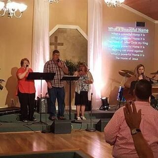 Sunday service at New Life at Lake Seminole Church of God
