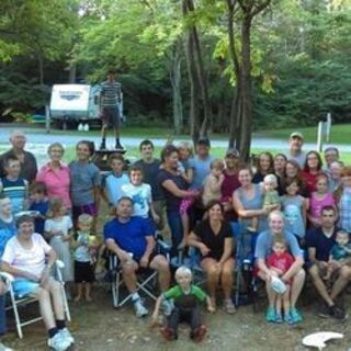 Family camp at Pokagon State Park