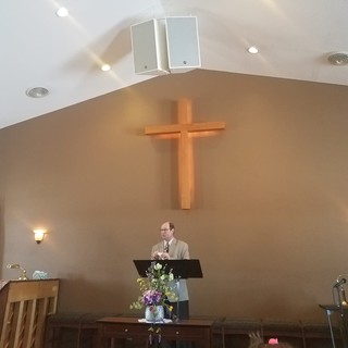 Sunday worship at Cornerstone Baptist