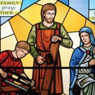 Stained Glass - The Holy Family