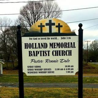 Holland Memorial Baptist Church Bessemer City, North Carolina