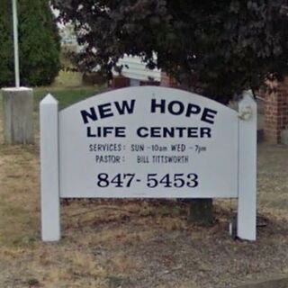 New Hope Life Center sign