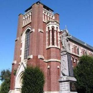 Eglise De Fressenneville - Saint Quentin Fressenneville, Picardie