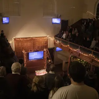 Christmas services (taken from the balcony)