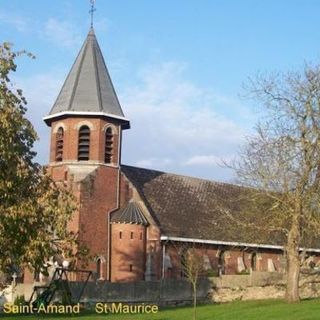 Eglise Saint-maurice - Bruille Saint Amand, Nord-Pas-de-Calais