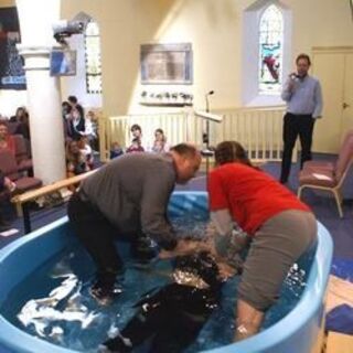 Water baptism at Holy Trinity Southwell