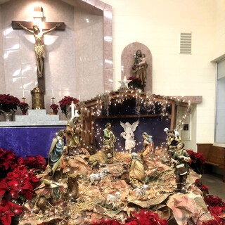 The sanctuary at Christmas - photo courtesy of Ignacia Gonzalez