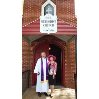 Welcome to Ider United Methodist Church Ider AL - photo courtesy of Charlotte Holtsclaw