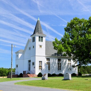 Johnsons United Methodist Church Machipongo VA - photo courtesy of Douglas W. Reynolds, Jr.