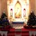 The altar at Christmas